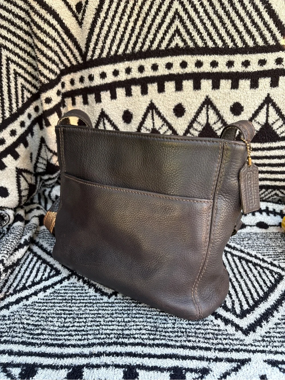 Coach Brown Leather Crossbody Bag